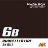 AK Interactive AK1512 DUAL EXO 6B – PROPELLER FIRE 60ML